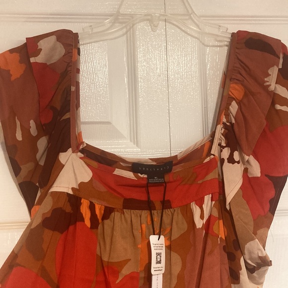 Sanctuary Print Ruffle Sleeve Top - Picture 10 of 11